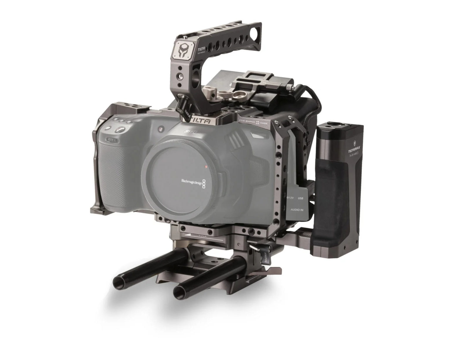 Supporto Adattatore Obiettivo Tilta Per BMPCC 4K/6K - Grigio, In Alluminio E Acciaio, TA-LAS-G - Foto 12