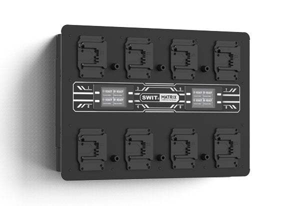 SWIT MATRIX-B8 / MATRIX-S8 – Incarcator Inteligent 8 Canale B-Mount & V-Mount