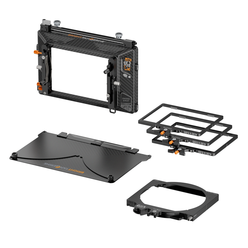 Bright Tangerine Misfit Kick Mk II (3-Stage) ONE Tray Kit – Matte Box Profesional cu Filtru Rotativ