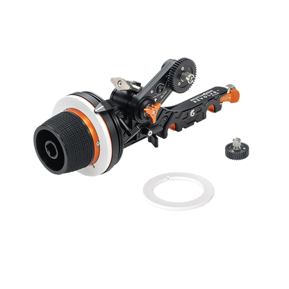 Bright Tangerine Revolvr Atom Mini Kit – Sistem Follow Focus Profesional pentru 15mm LWS