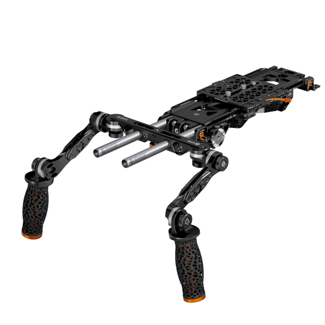 Bright Tangerine KASBAH Ātman Universal Shoulder Rig & Hand Grip Kit (One-Axis BUD VCT-14)