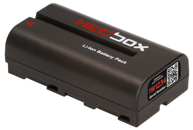 HEDBOX HED-NPF555 | Acumulator Info-Lithium NP-F Super High Capacity, 3200mAh / 23.7Wh
