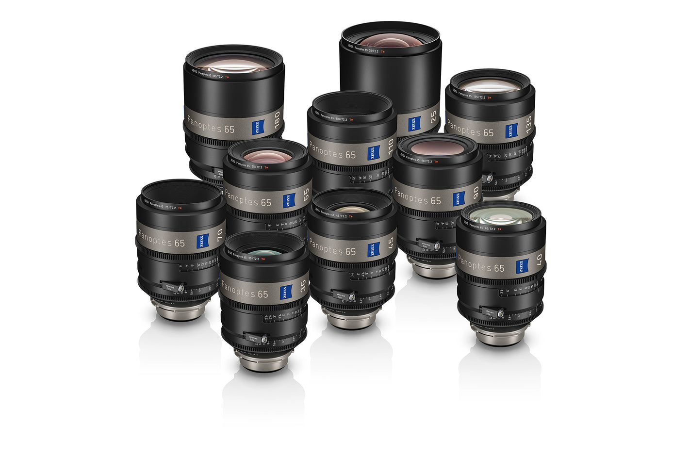 ZEISS Panoptes 65 T2.2 LPL Lens Set - Obiective cinema 65mm Large Format