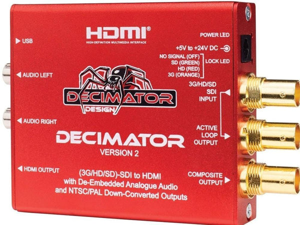 Mini convertor 3G/HD/SD-SDI la HDMI Decimator 2