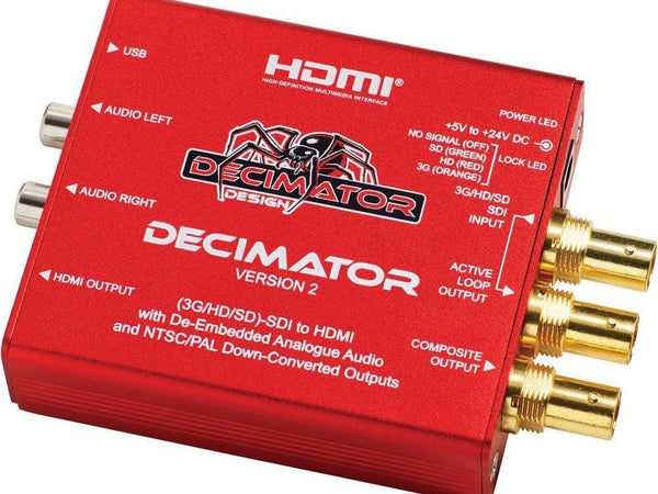 Mini convertor 3G/HD/SD-SDI la HDMI Decimator 2