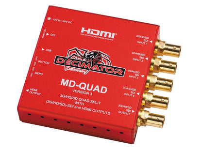 Multi-Viewer Quad Split Decimator MD-QUAD V3