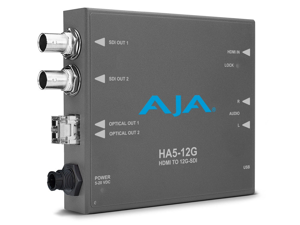 Mini convertor HDMI 2.0 la 12G-SDI AJA HA5-12G 