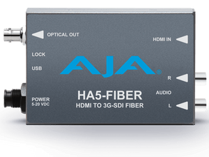 Mini convertor HDMI la 3G-SDI pe fibra AJA HA5-Fiber