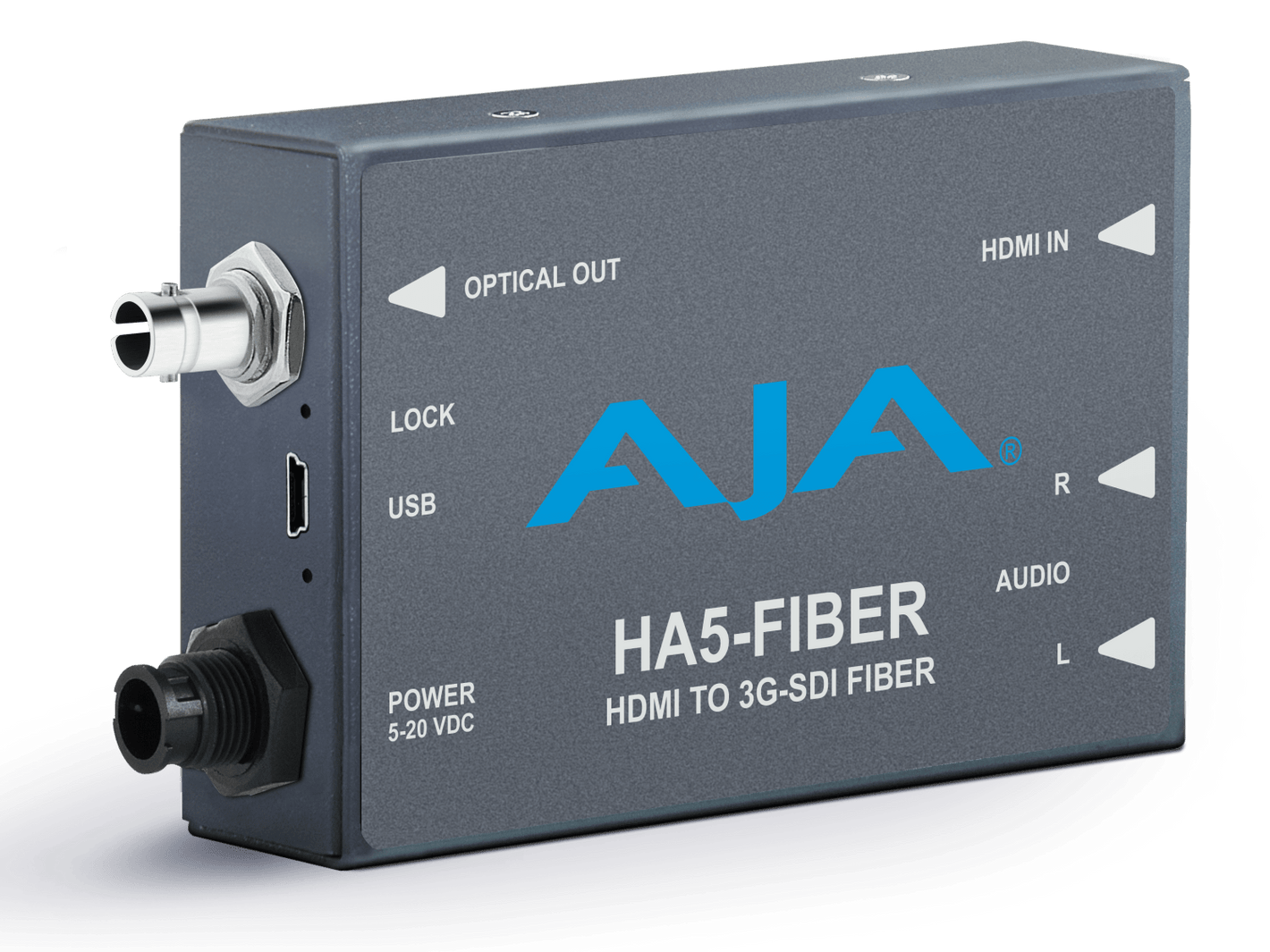 Mini convertor HDMI la 3G-SDI pe fibra AJA HA5-Fiber