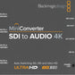 Blackmagic mini convertor SDI la audio 4K