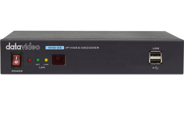 Decodor video IP DataVideo NVD-35