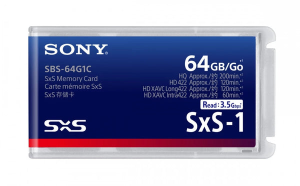 Card memorie Sony SxS-1 64GB